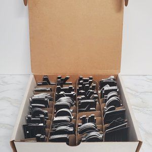 Box of 2-inch Blacky Vinyl Peel and Stick Letters and Numbers